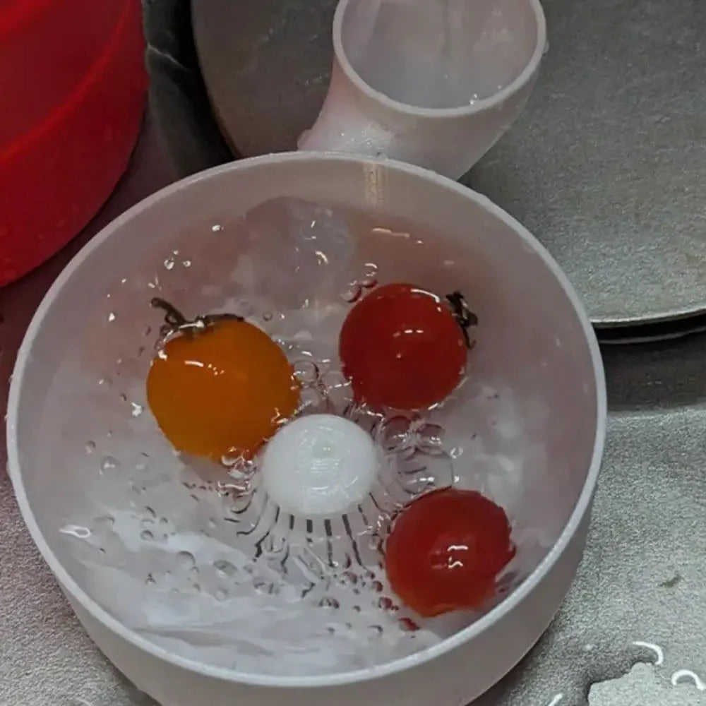 Space Saving Automatic Fruit Washer Efficient Water Reuse Food Washing Fruit Wash Bowl Dryer Vegetable Washer Salad Spinner