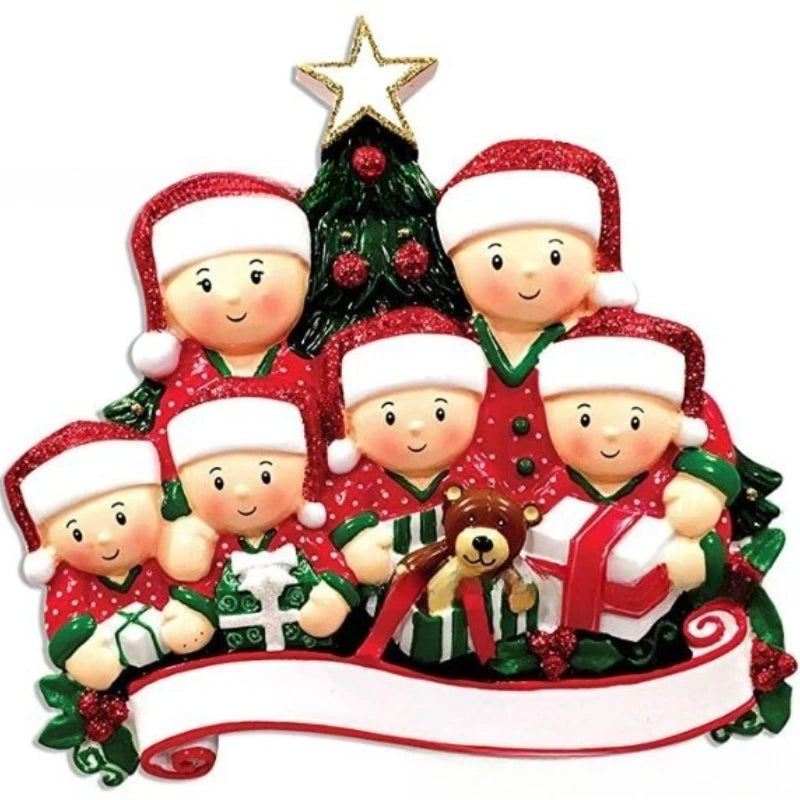 Christmas Tree Hanging Decorations DIY Personalised Navidad Ornaments For Home Xmas Decor New Year 2025 Gifts Crafts