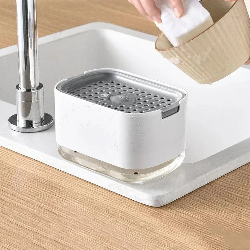 Small Kitchen Cleaning and Storage Savior Multifunctional Dispenser Integrated Design Saves Space and Is Easy To Maintain