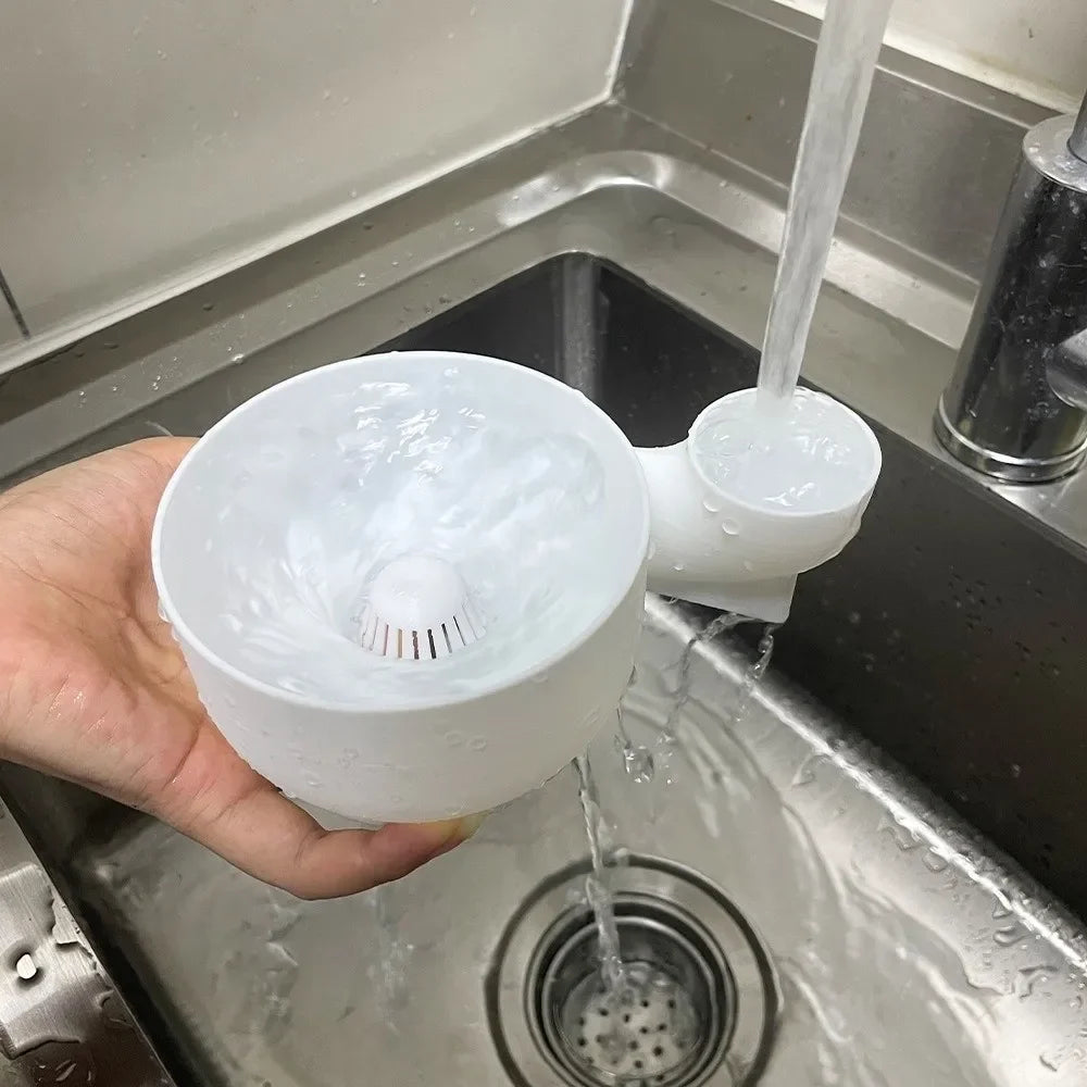 Space Saving Automatic Fruit Washer Efficient Water Reuse Food Washing Fruit Wash Bowl Dryer Vegetable Washer Salad Spinner