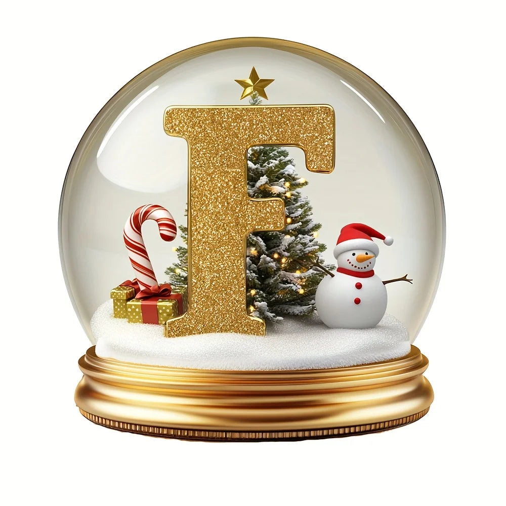 Christmas Tree Decorations Mixed Letter Desktop Ornament Family Portrait Decor Farmhouse Vacation Desktop Decoration Acrylic