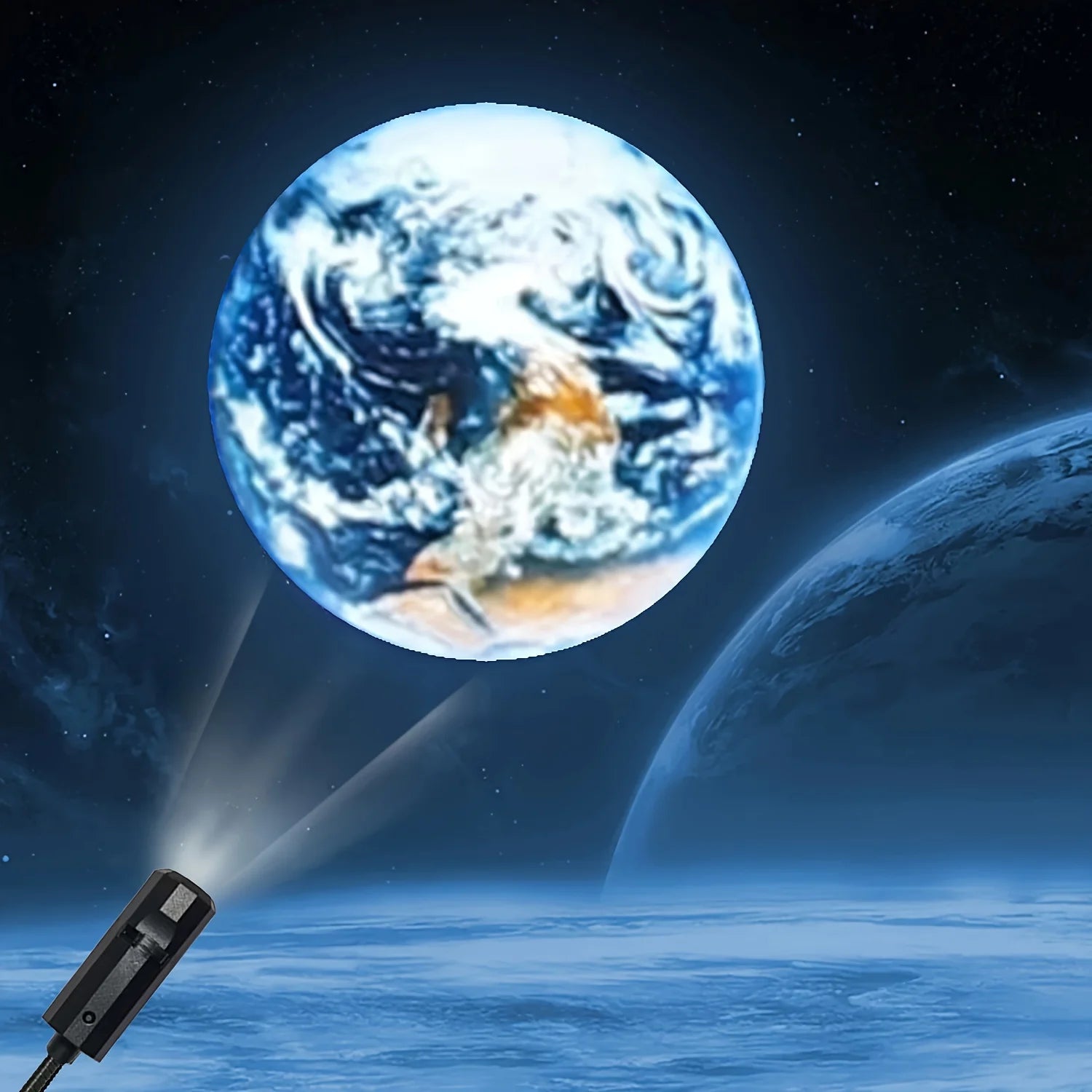 2025 Christmas Decoration Projector LED Night Light USB Powered 360° Rotatable for Creating Festive Atmosphere on Wall Ceiling