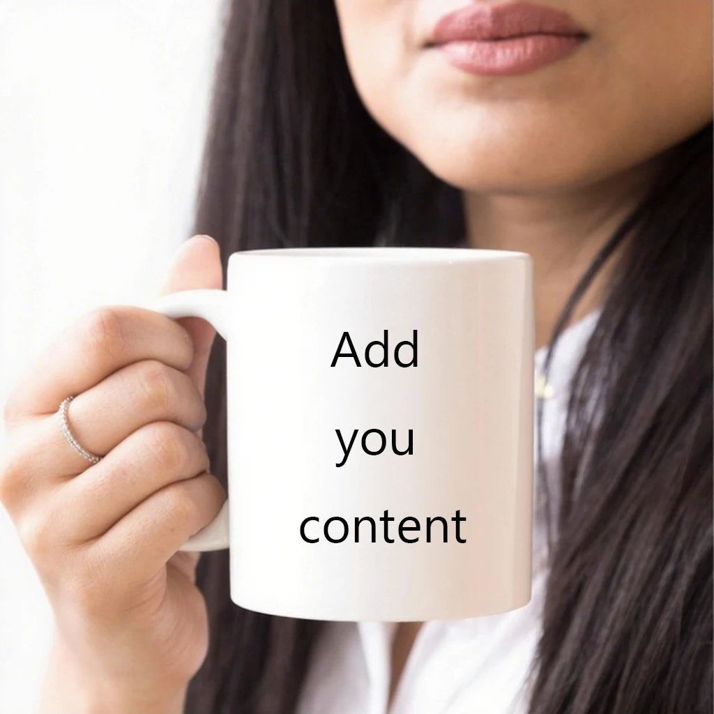 High Quality Customizable Christmas Mug With Your Own Pattern And Text Ideal Gift For Friends Perfect For Holiday Decoration