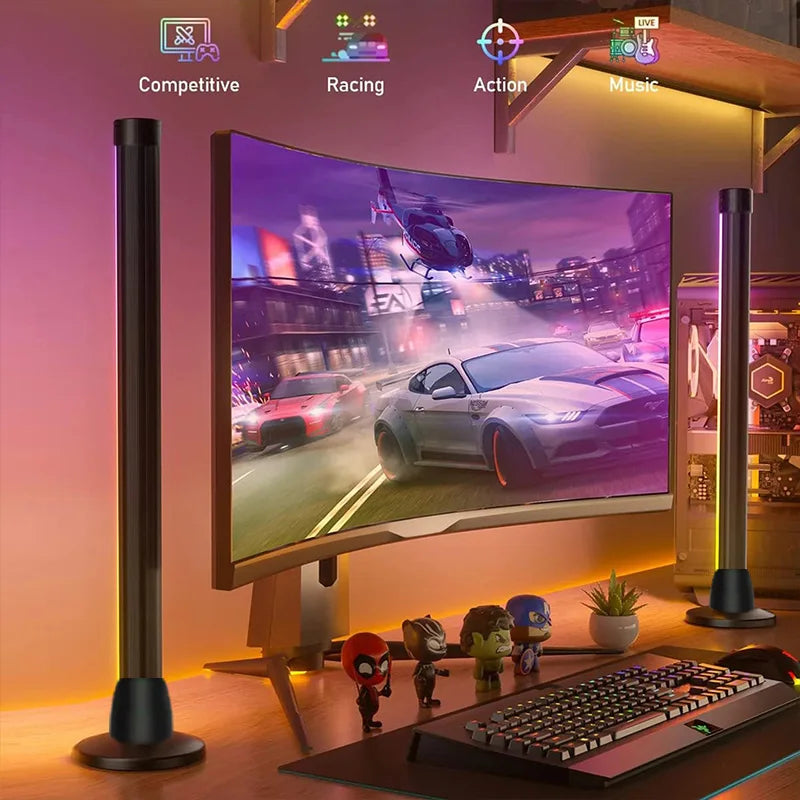 LED Desktop Ambient Light For Living Room Bedroom Computer Desk Game Room RGB Illusion Ambient Lighting Bluetooth APP Connection