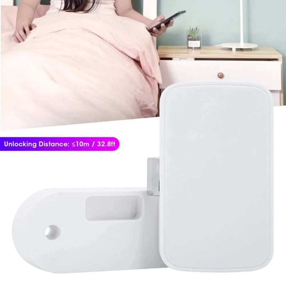 Smart Drawer Lock Bluetooth Lock Smart Home Security-Protection APP Wireless Keyless Unblanking Cabinet Privacy Lock Switch