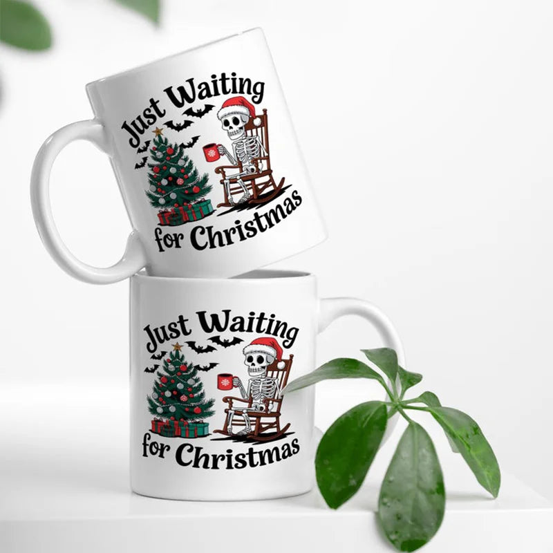 High Quality Customizable Christmas Mug With Your Own Pattern And Text Ideal Gift For Friends Perfect For Holiday Decoration