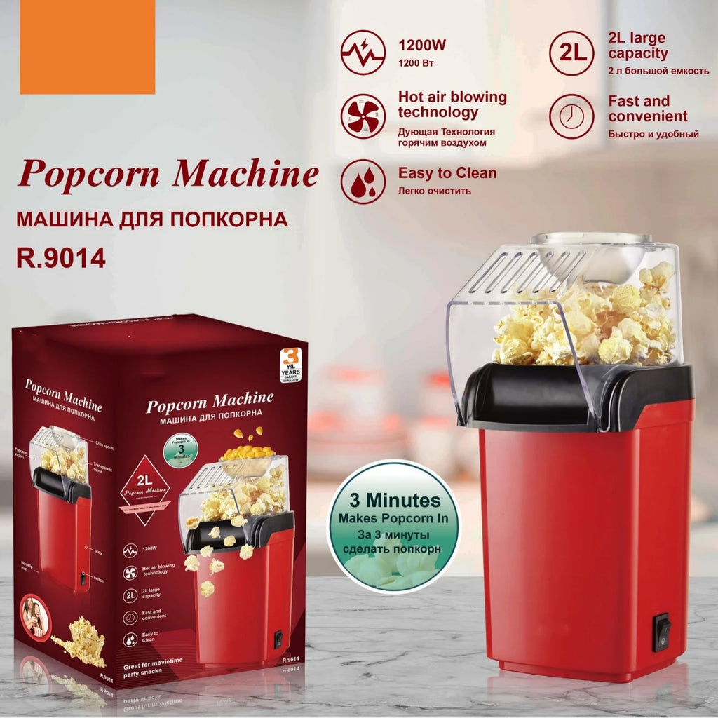 Popcorn Makers Mini Popcorn Machine Electric Household Appliance Machine Fully Automatic Popcorn Machine For Home Kitchen 220V