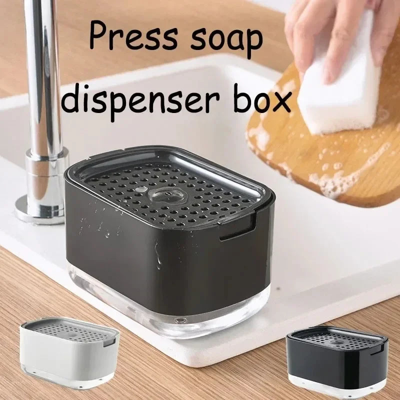 Small Kitchen Cleaning and Storage Savior Multifunctional Dispenser Integrated Design Saves Space and Is Easy To Maintain