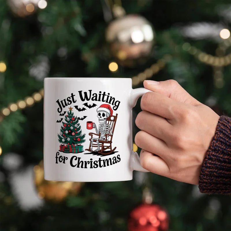 High Quality Customizable Christmas Mug With Your Own Pattern And Text Ideal Gift For Friends Perfect For Holiday Decoration