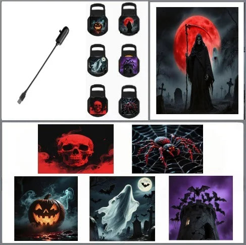 2025 Christmas Decoration Projector LED Night Light USB Powered 360° Rotatable for Creating Festive Atmosphere on Wall Ceiling