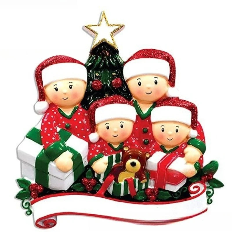 Christmas Tree Hanging Decorations DIY Personalised Navidad Ornaments For Home Xmas Decor New Year 2025 Gifts Crafts