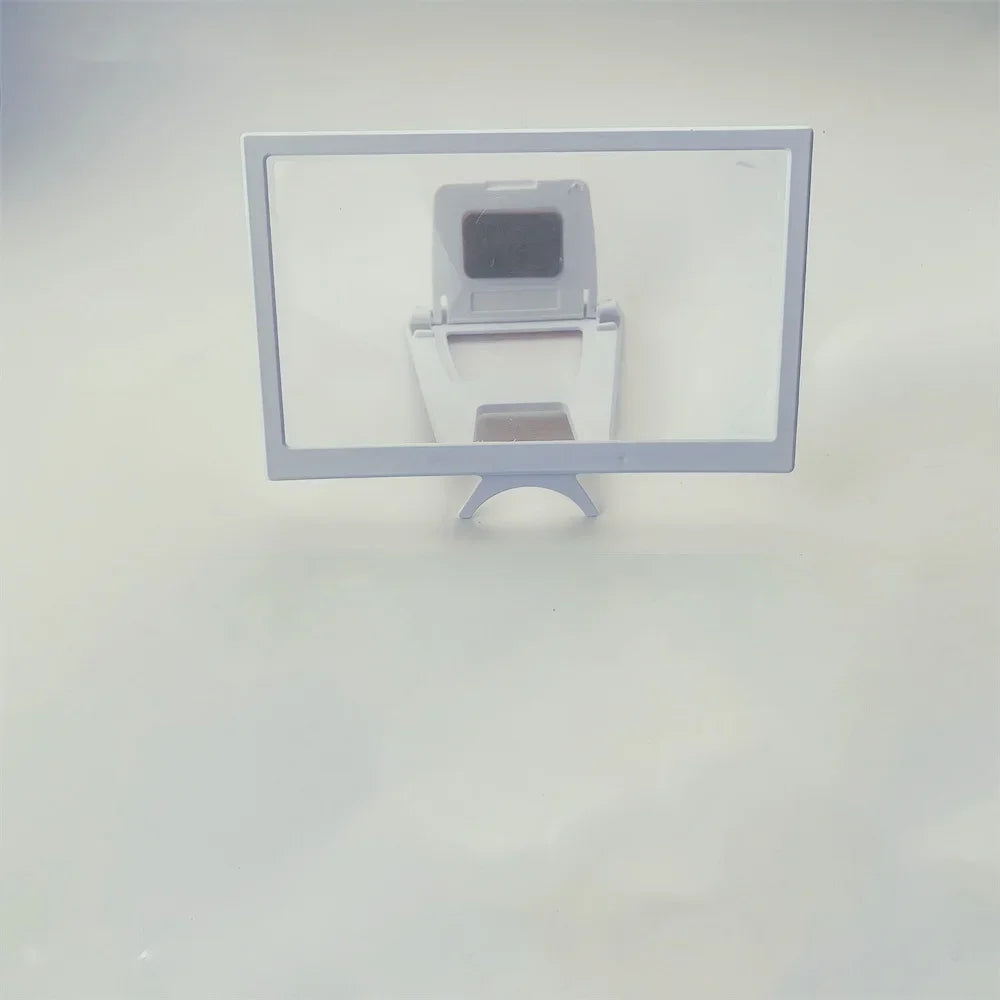 Mobile Phone Screen Magnifier 3D HD Magnifier 12 Inch Large Screen Amplifier Curved Screen Smartphone Video Amplifier Holder