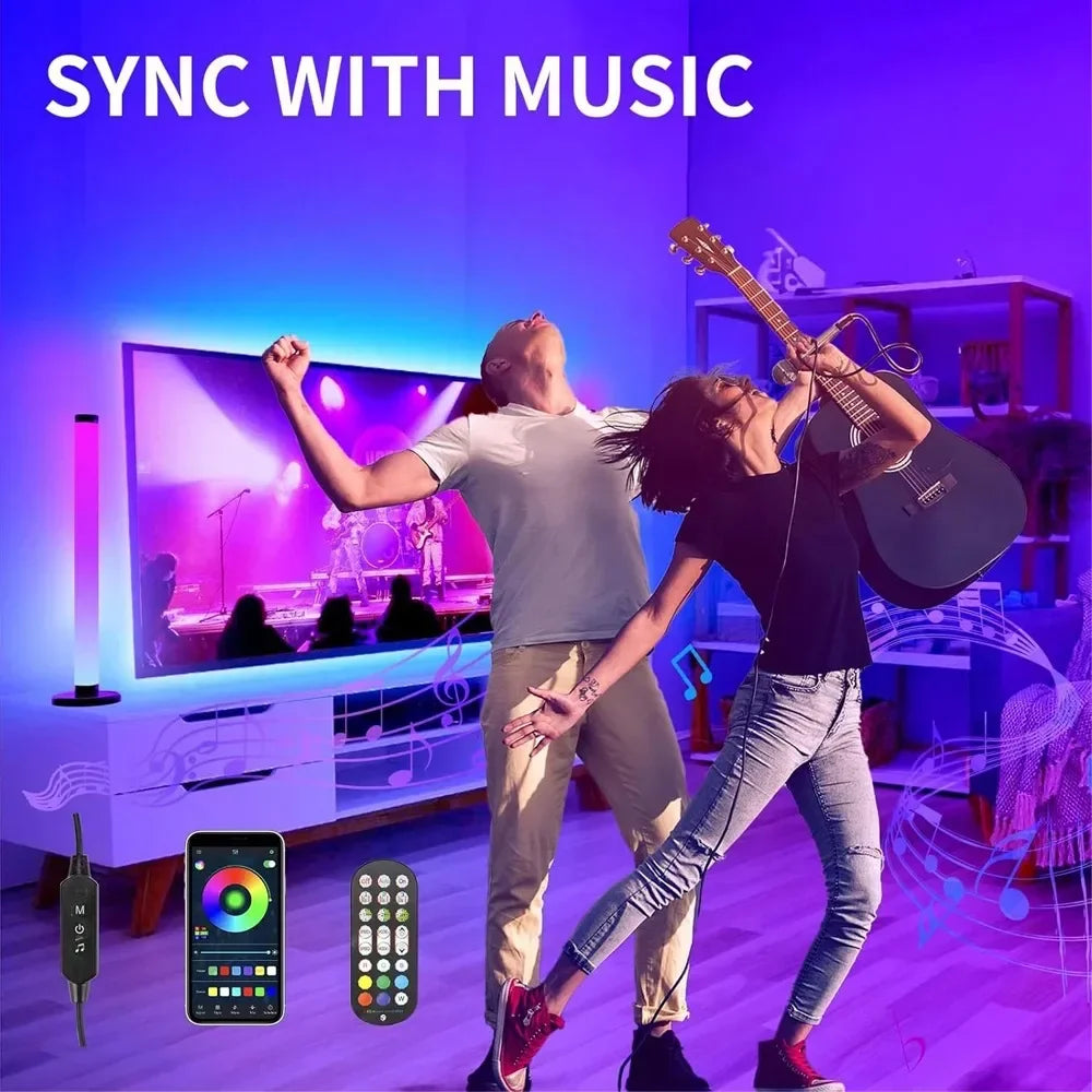 LED Desktop Ambient Light For Living Room Bedroom Computer Desk Game Room RGB Illusion Ambient Lighting Bluetooth APP Connection