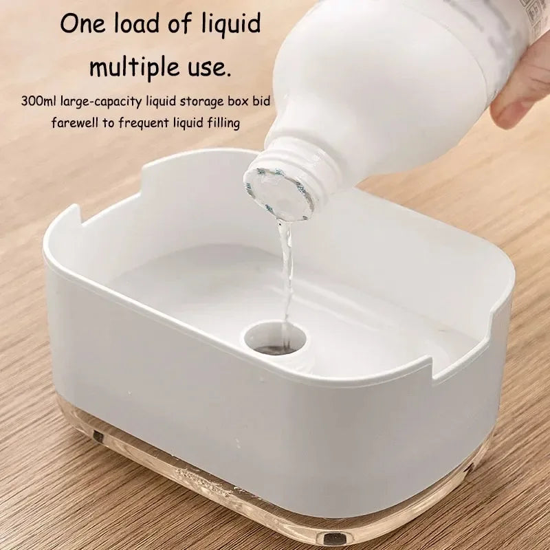 Small Kitchen Cleaning and Storage Savior Multifunctional Dispenser Integrated Design Saves Space and Is Easy To Maintain